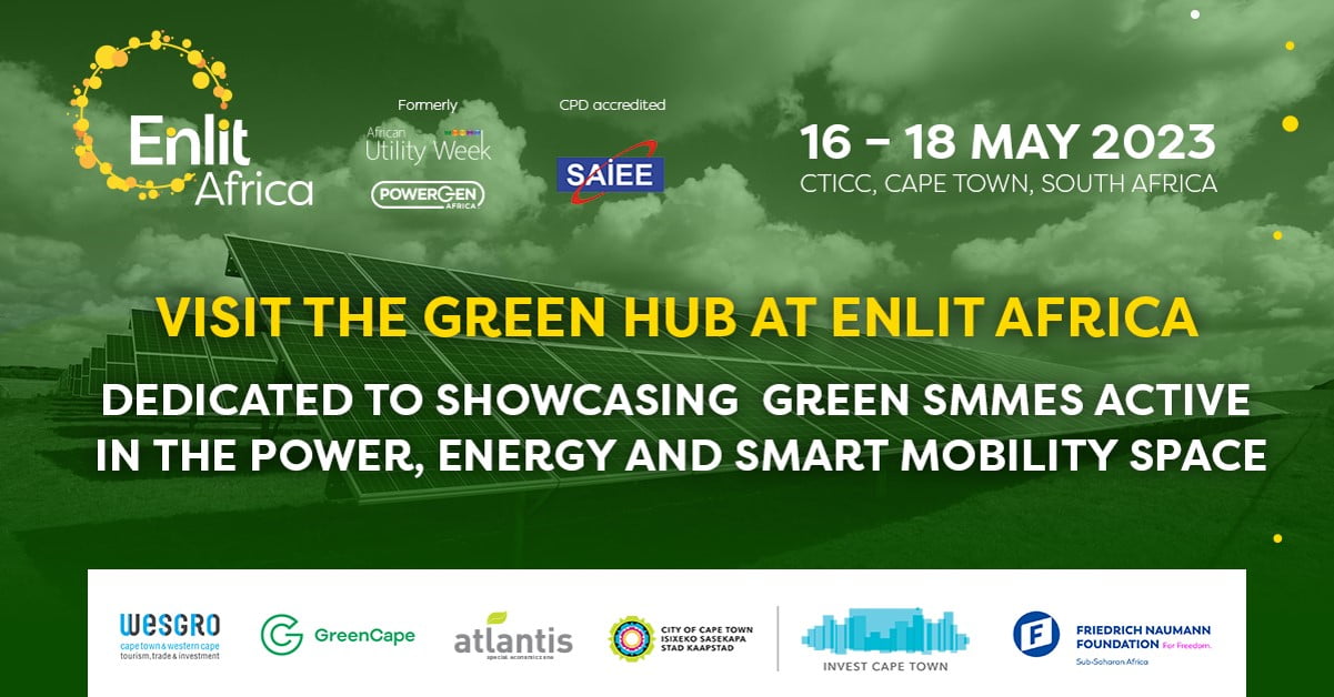Visit the Green Hub at Enlit Africa conference